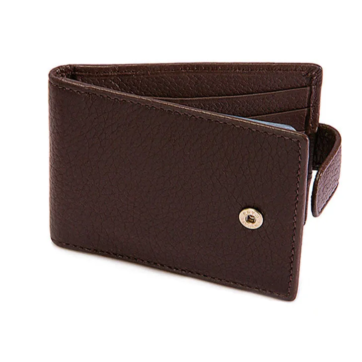 Men's Pebble Grain Leather Card Holder with RFID Blocking and Tab sold by Dents Gloves product image thumbnail 4