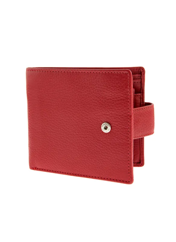 Men's Pebble Grain Leather Bifold Wallet with RFID Blocking and Coin Purse sold by Dents Gloves