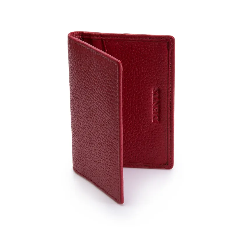 Men's Pebble Grain Leather Card Holder with RFID Blocking sold by Dents Gloves