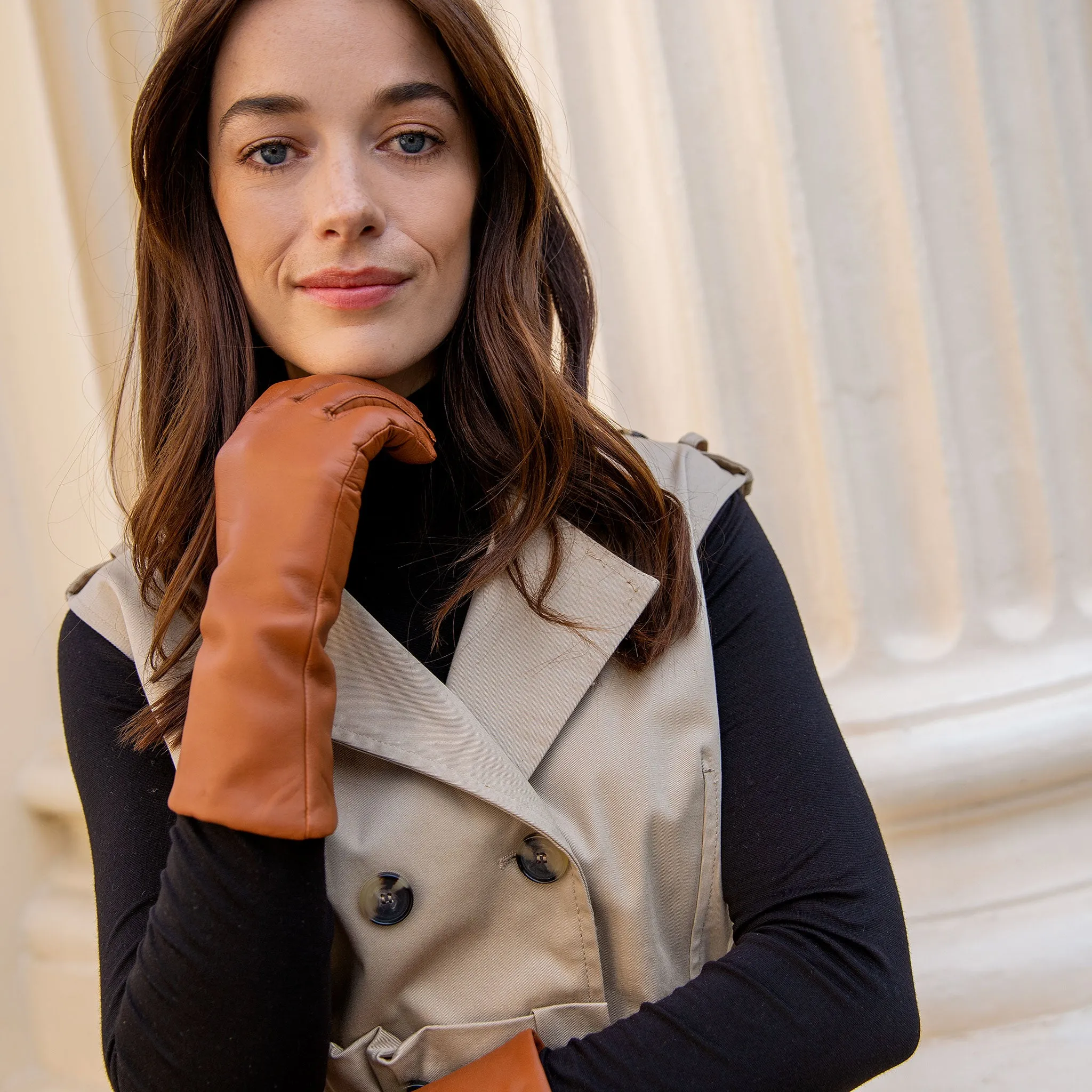 Women's Heritage Cashmere-Lined Leather Gloves sold by Dents Gloves product image thumbnail 5