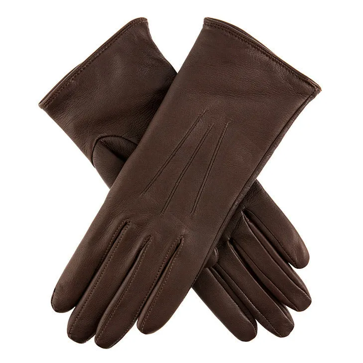 Women's Heritage Three-Point Lambswool-Lined Leather Gloves sold by Dents Gloves product image thumbnail 2