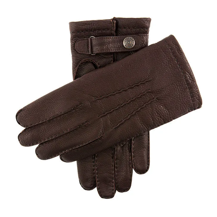 Men's Heritage Handsewn Three-Point Cashmere-Lined Deerskin Leather Gloves sold by Dents Gloves product image thumbnail 2