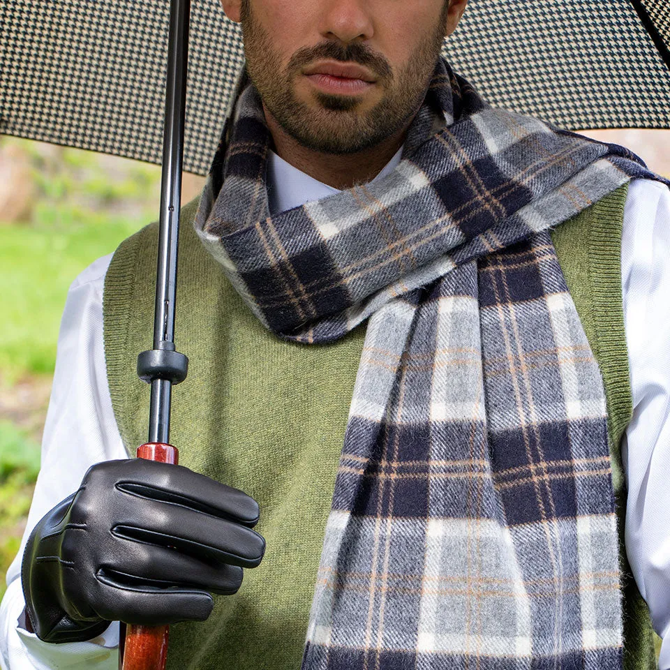 Men's Heritage Touchscreen Three-Point Leather Gloves sold by Dents Gloves product image thumbnail 3