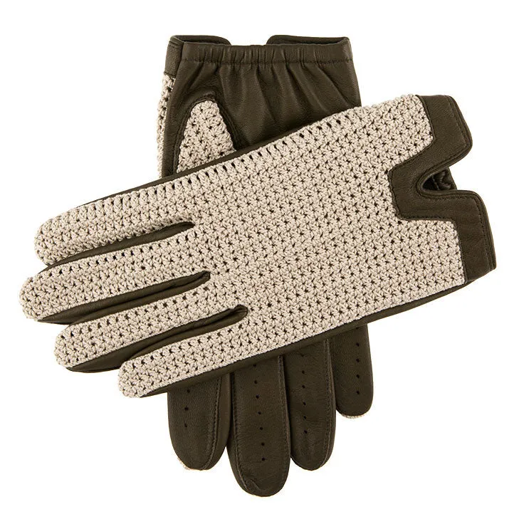 Men's Heritage Crochet-Back Leather Driving Gloves sold by Dents Gloves product image thumbnail 4
