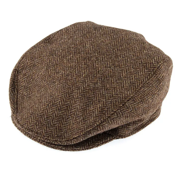 Men's Abraham Moon Herringbone Tweed Flat Cap sold by Dents Gloves product image thumbnail 5