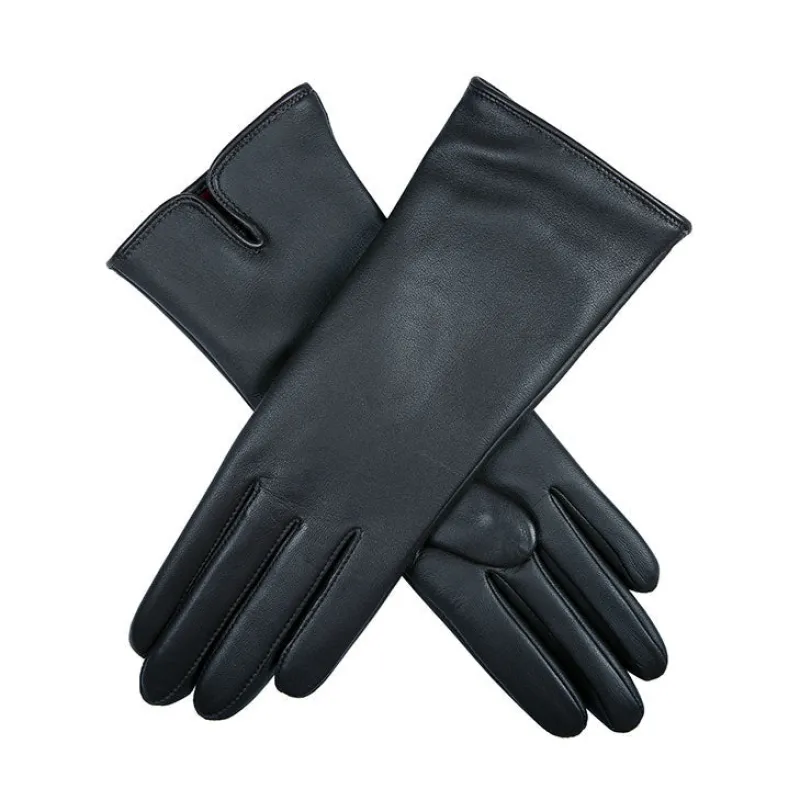 Women’s Heritage Touchscreen Cashmere-Lined Leather Gloves sold by Dents Gloves