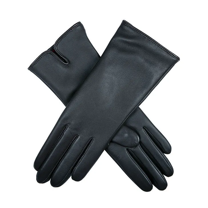Women’s Heritage Touchscreen Cashmere-Lined Leather Gloves sold by Dents Gloves
