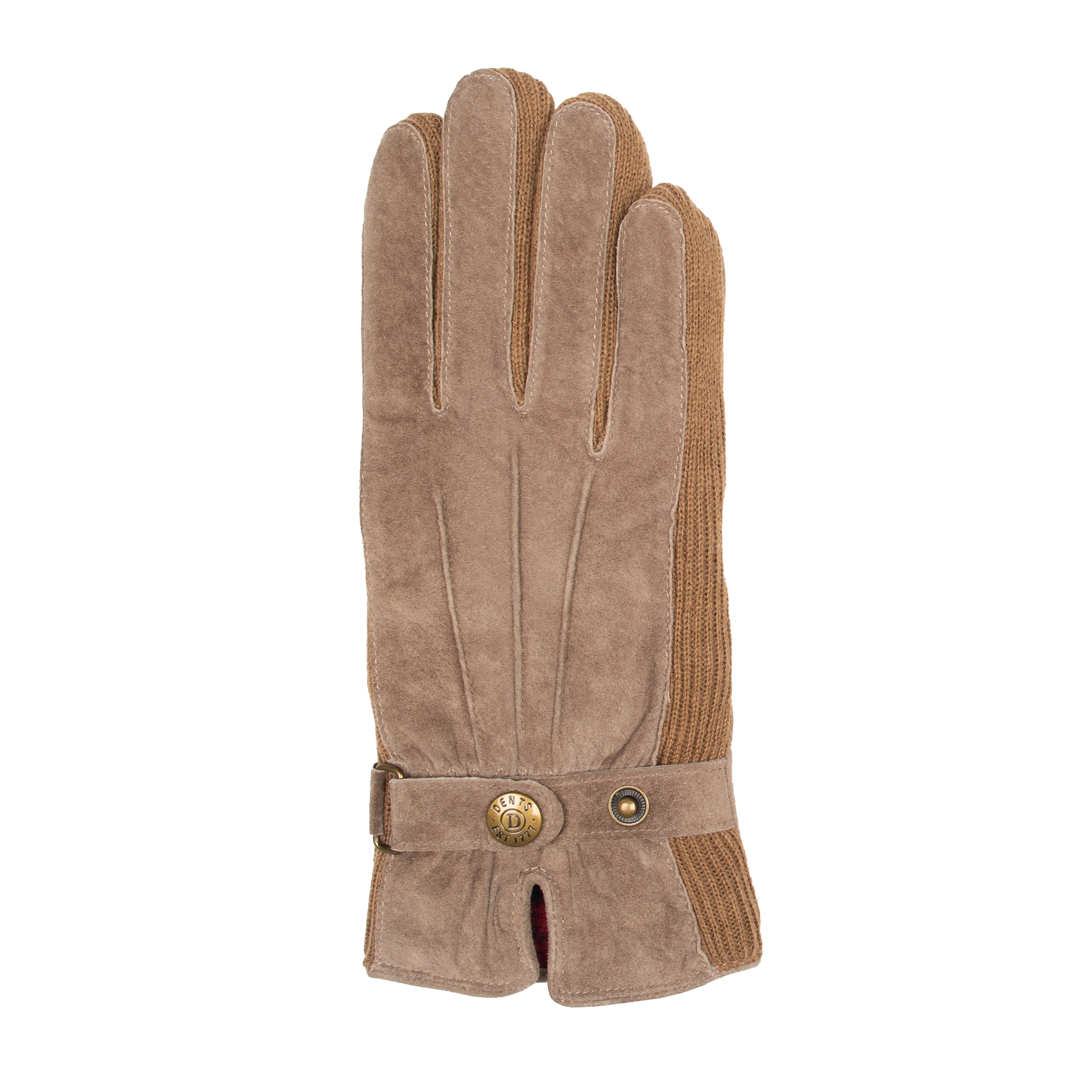 Women's Three-Point Fleece-Lined Suede Gloves sold by Dents Gloves product image thumbnail 3