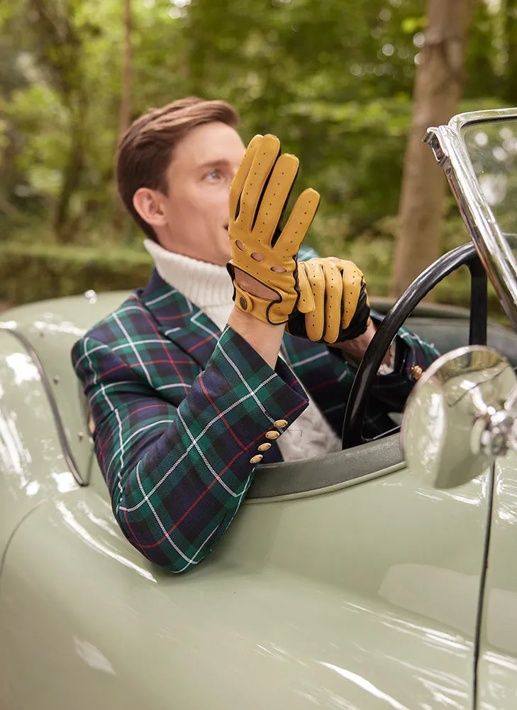 Men's Touchscreen Leather Driving Gloves sold by Dents Gloves product image thumbnail 2