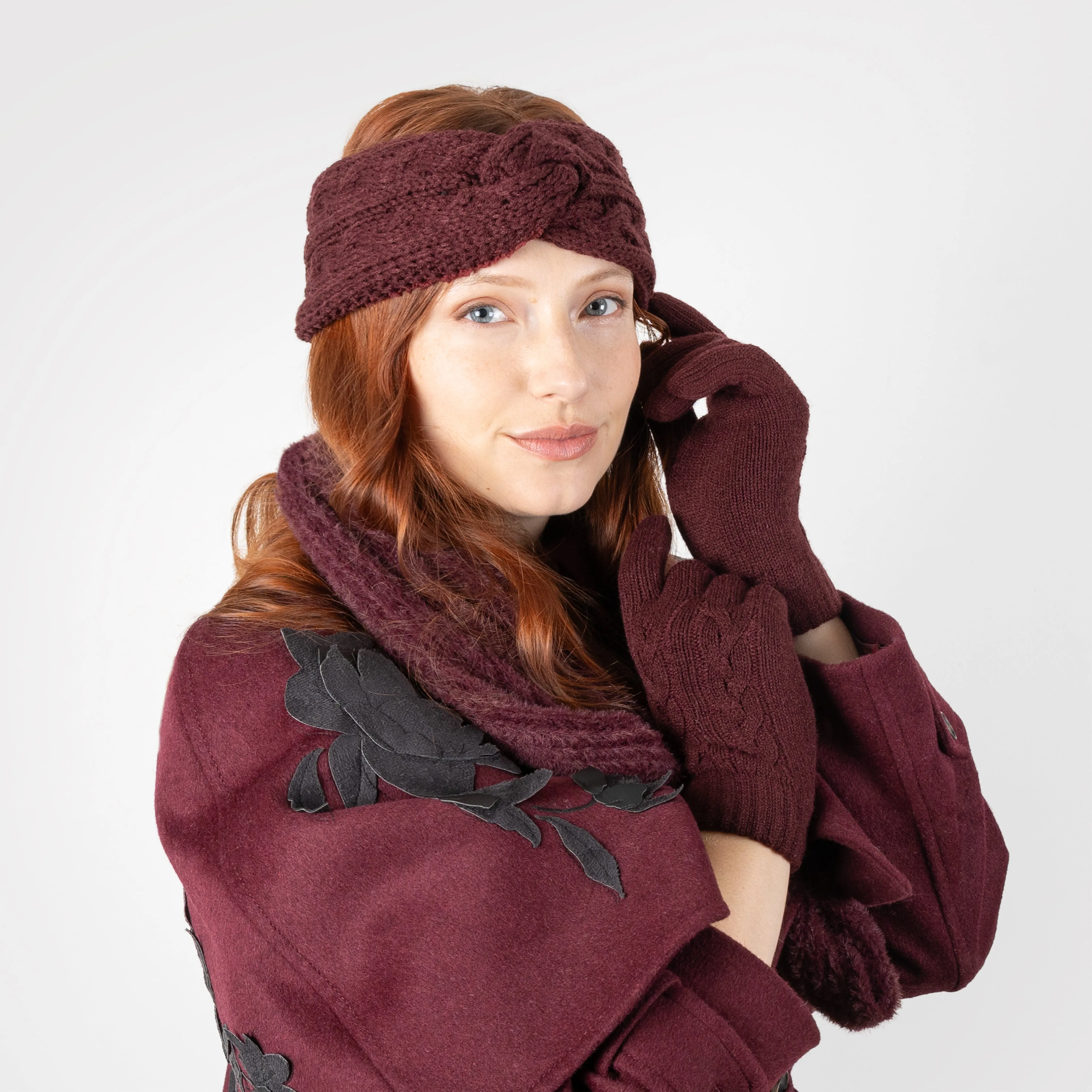 Women's Cable Knit Gloves sold by Dents Gloves product image thumbnail 4