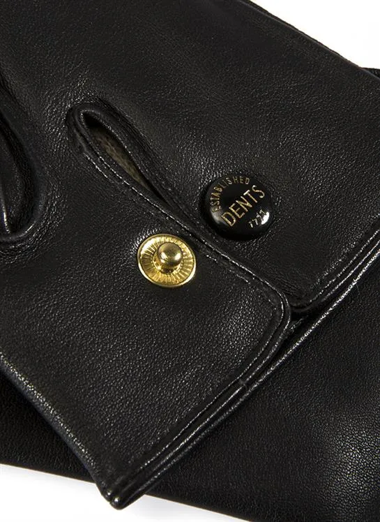 Men's Three-Point Wool-Lined Leather Officer's Gloves sold by Dents Gloves product image thumbnail 4