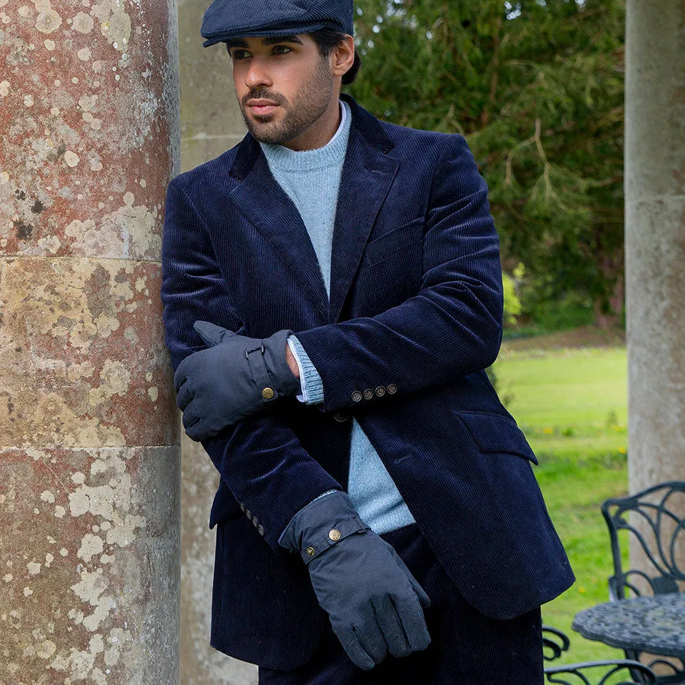 Men's Fleece-Lined Waxed Cotton Gloves sold by Dents Gloves product image thumbnail 2