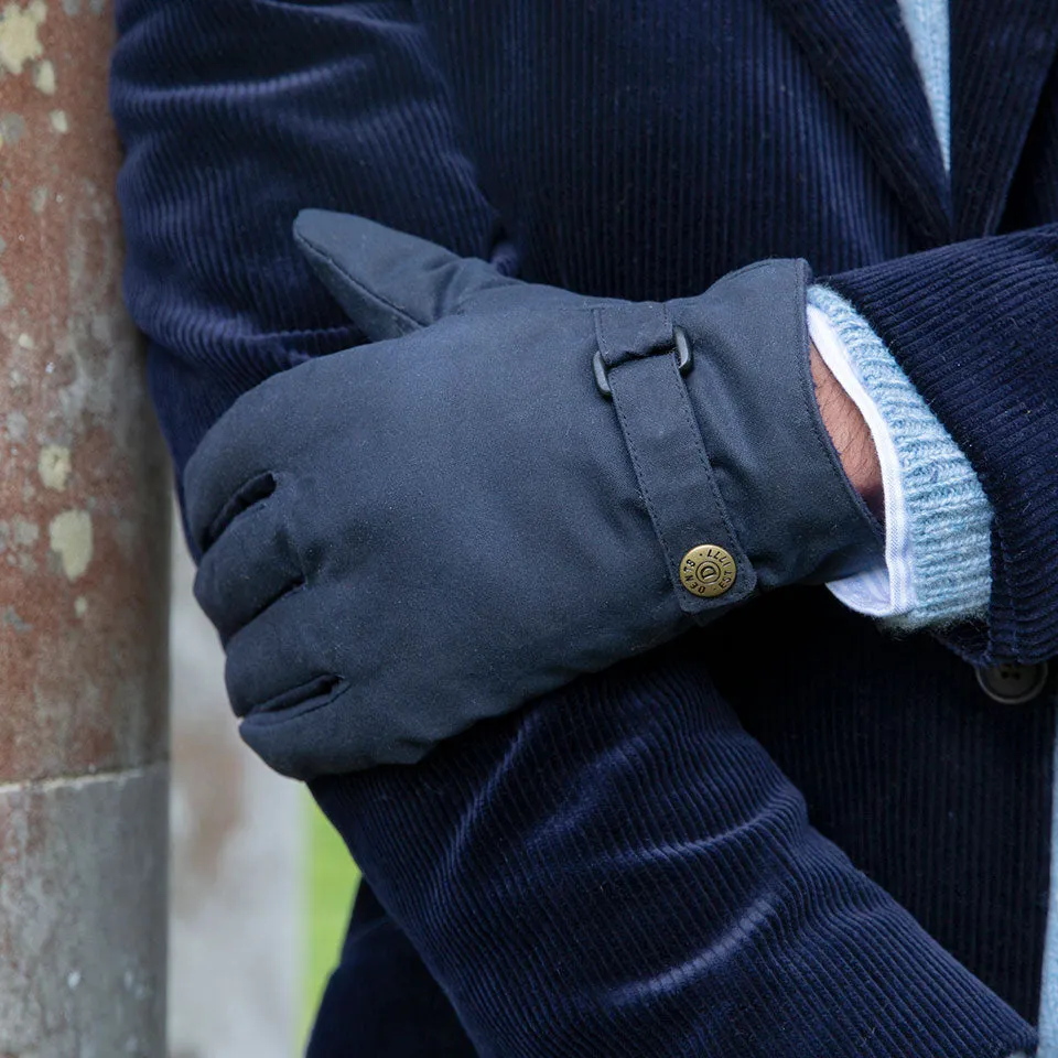 Men's Fleece-Lined Waxed Cotton Gloves sold by Dents Gloves product image thumbnail 3