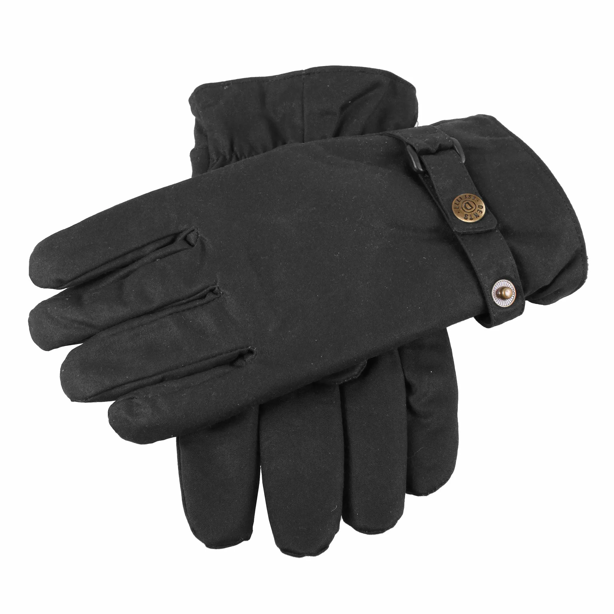 Men's Fleece-Lined Waxed Cotton Gloves sold by Dents Gloves product image thumbnail 5