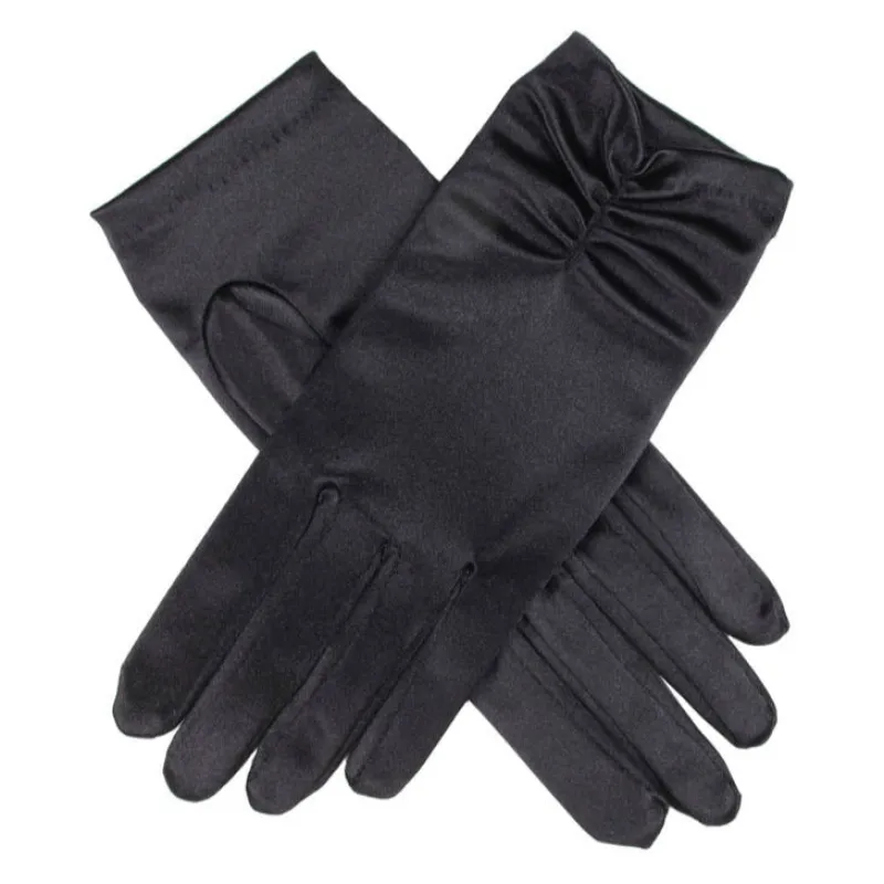 Women's Ruched Satin Gloves sold by Dents Gloves