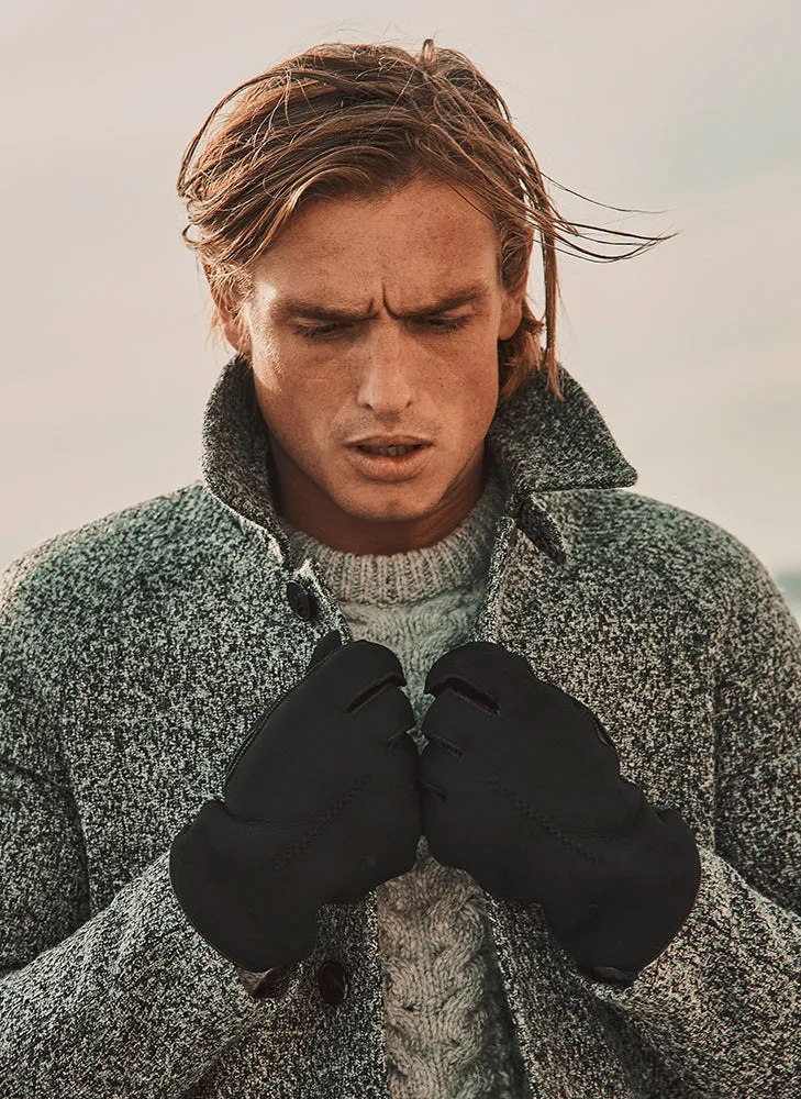 Men’s Touchscreen Single-Point Leather and Sheepskin Gloves sold by Dents Gloves product image thumbnail 2