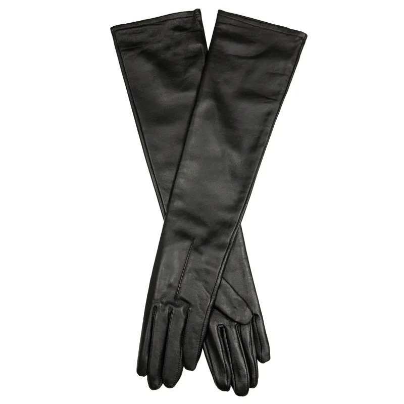 Women's Single-Point Long Above-Elbow Lined Leather Gloves sold by Dents Gloves