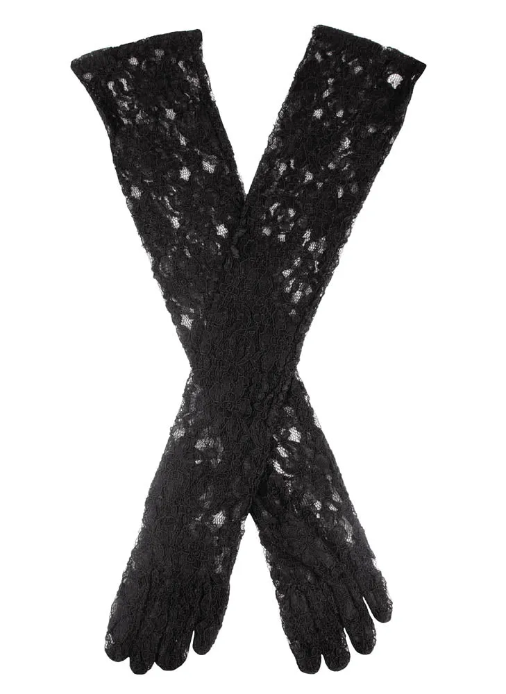Women's Long Opera Lace Gloves sold by Dents Gloves product image thumbnail 4