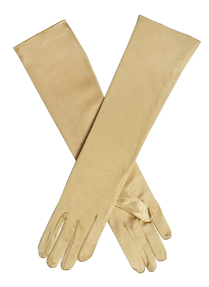 Women's Long Below-Elbow Satin Gloves sold by Dents Gloves