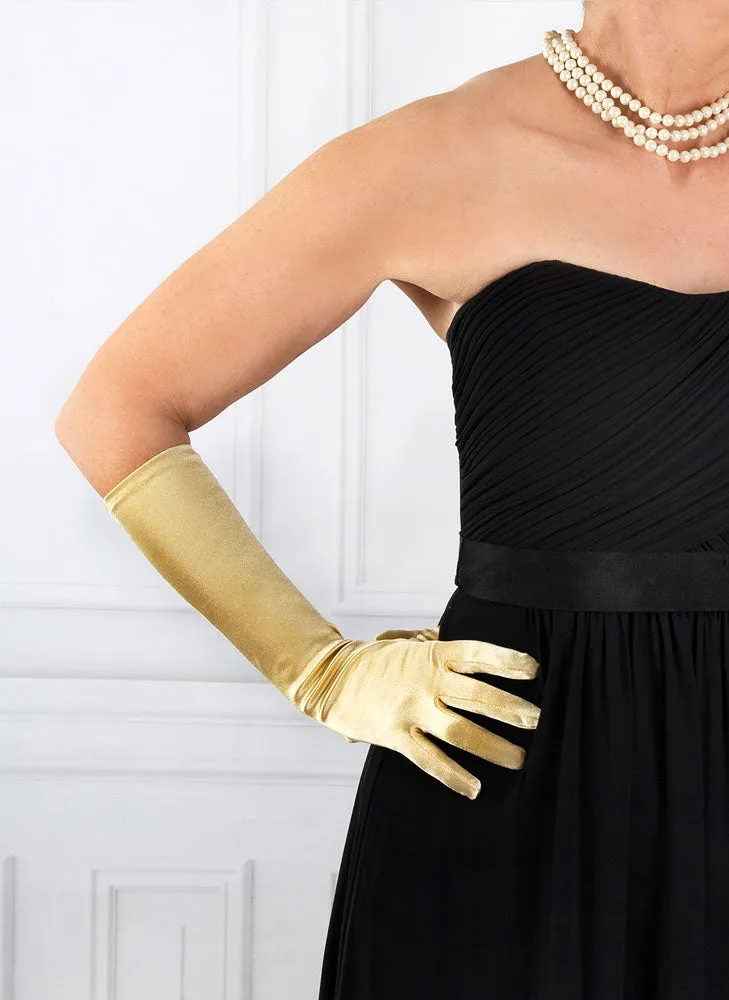 Women's Long Below-Elbow Satin Gloves sold by Dents Gloves product image thumbnail 2