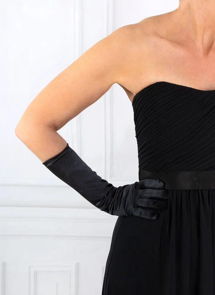 Women's Long Below-Elbow Satin Gloves sold by Dents Gloves product image thumbnail 4