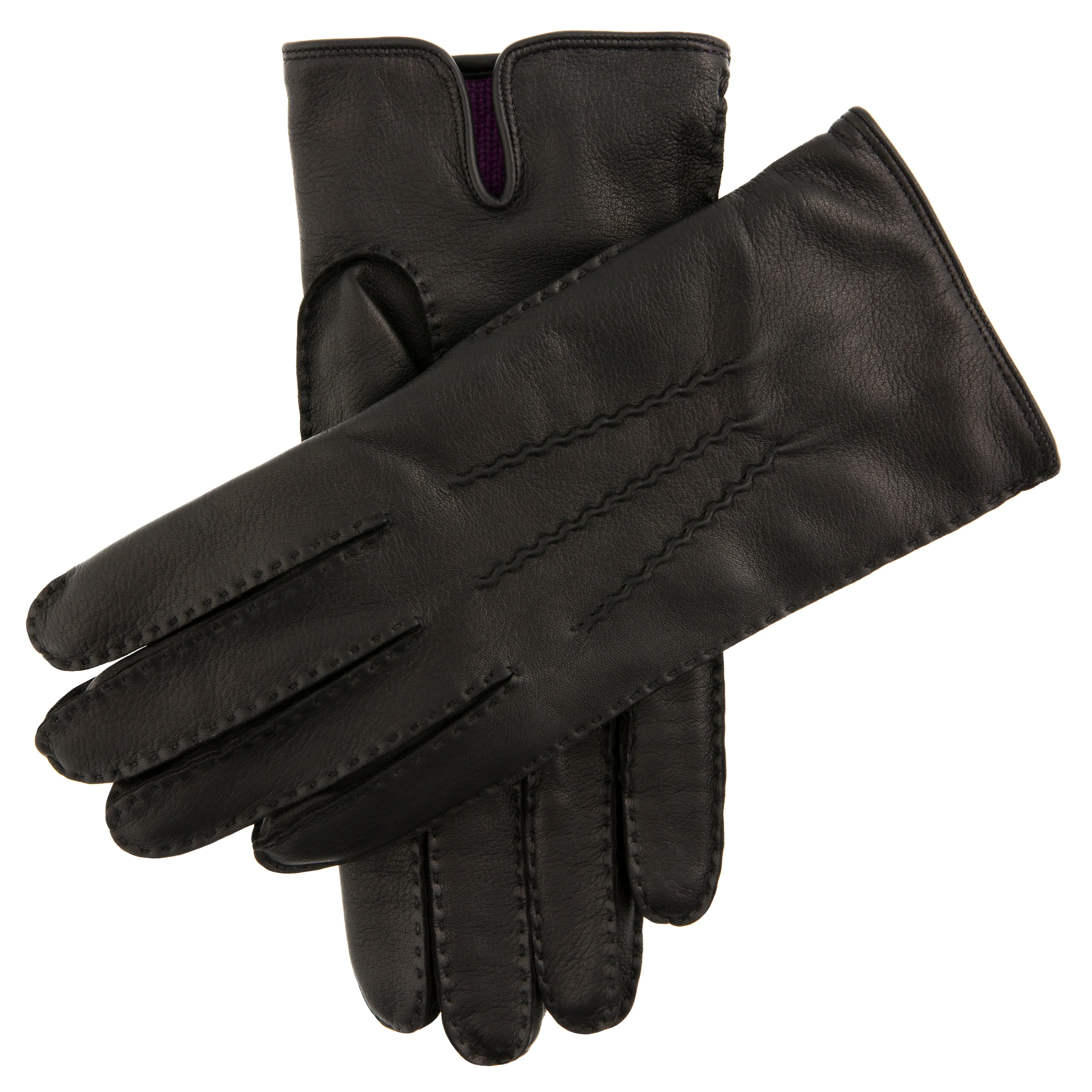 Men's Heritage Handsewn Three-Point Cashmere-Lined Leather Gloves sold by Dents Gloves product image thumbnail 3