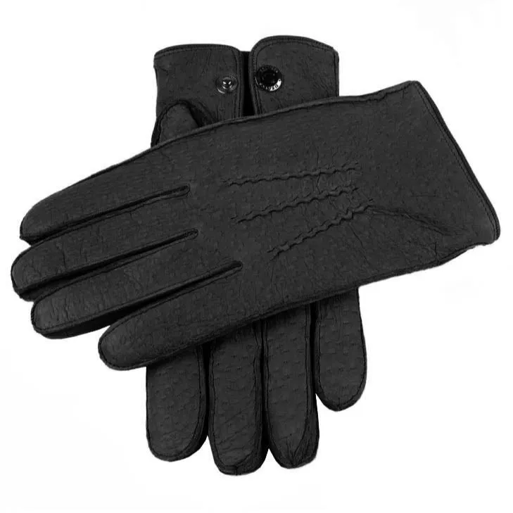 Men's Heritage Cashmere-Lined Peccary Leather Gloves sold by Dents Gloves