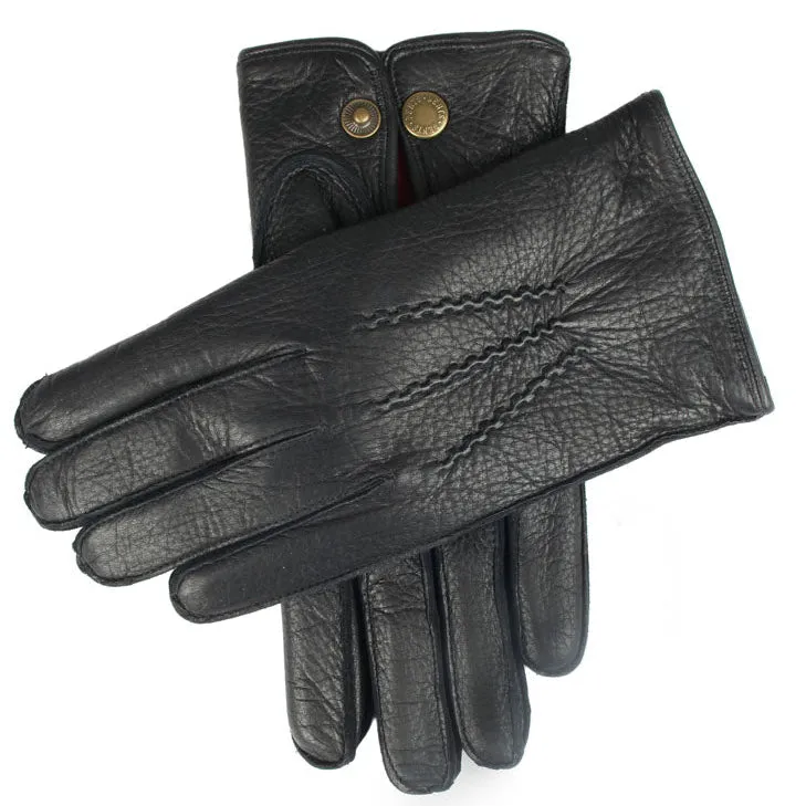 Men's Heritage Three-Point Lambswool-Lined Deerskin Leather Gloves sold by Dents Gloves