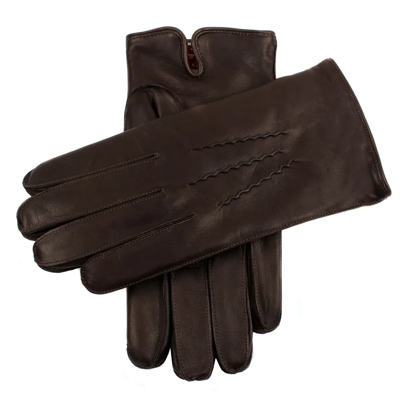 Men’s Heritage Curly Lambskin Wool-Lined Leather Gloves sold by Dents Gloves