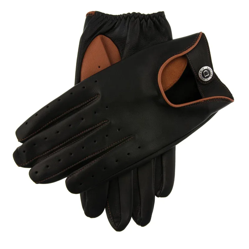 Men's Heritage Leather Driving Gloves with Colour Contrast Details sold by Dents Gloves