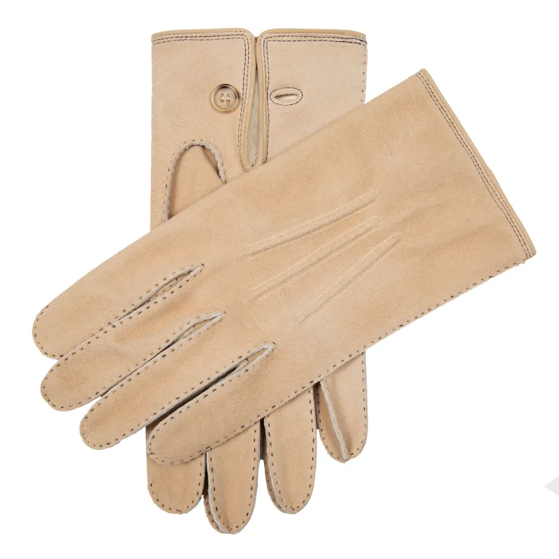 Men’s Heritage Handsewn Three-Point Buckskin Leather Gloves sold by Dents Gloves