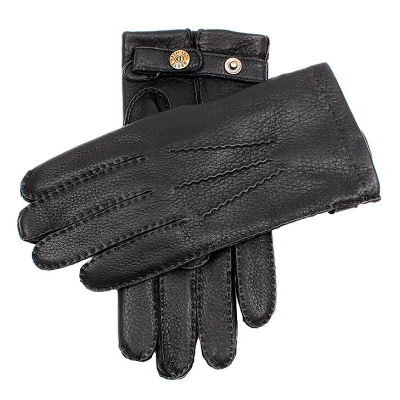 Men's Heritage Handsewn Three-Point Chamois-Lined Deerskin Leather Gloves sold by Dents Gloves