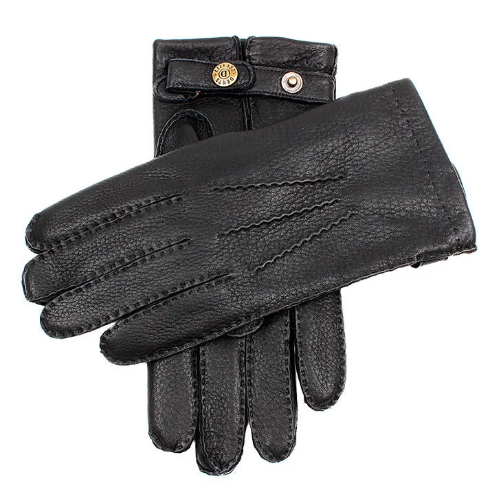 Men's Heritage Handsewn Three-Point Chamois-Lined Deerskin Leather Gloves sold by Dents Gloves