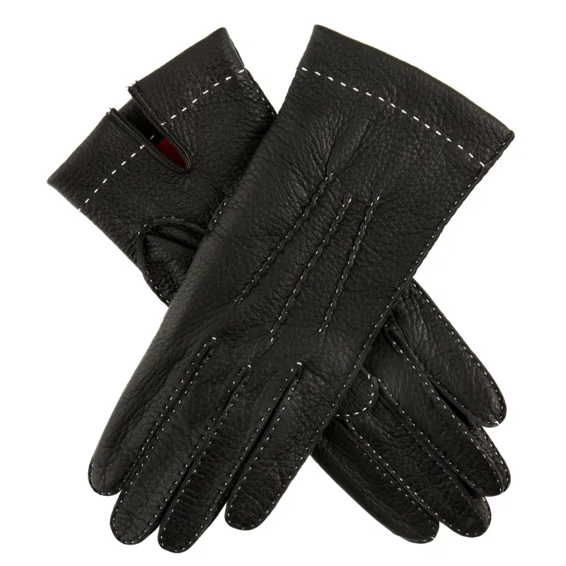 Women's Heritage Handsewn Three-Point Silk-Lined Deerskin Leather Gloves sold by Dents Gloves