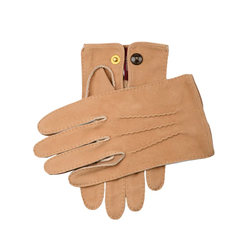 Men’s Heritage Handsewn Three-Point Buckskin Leather Gloves sold by Dents Gloves