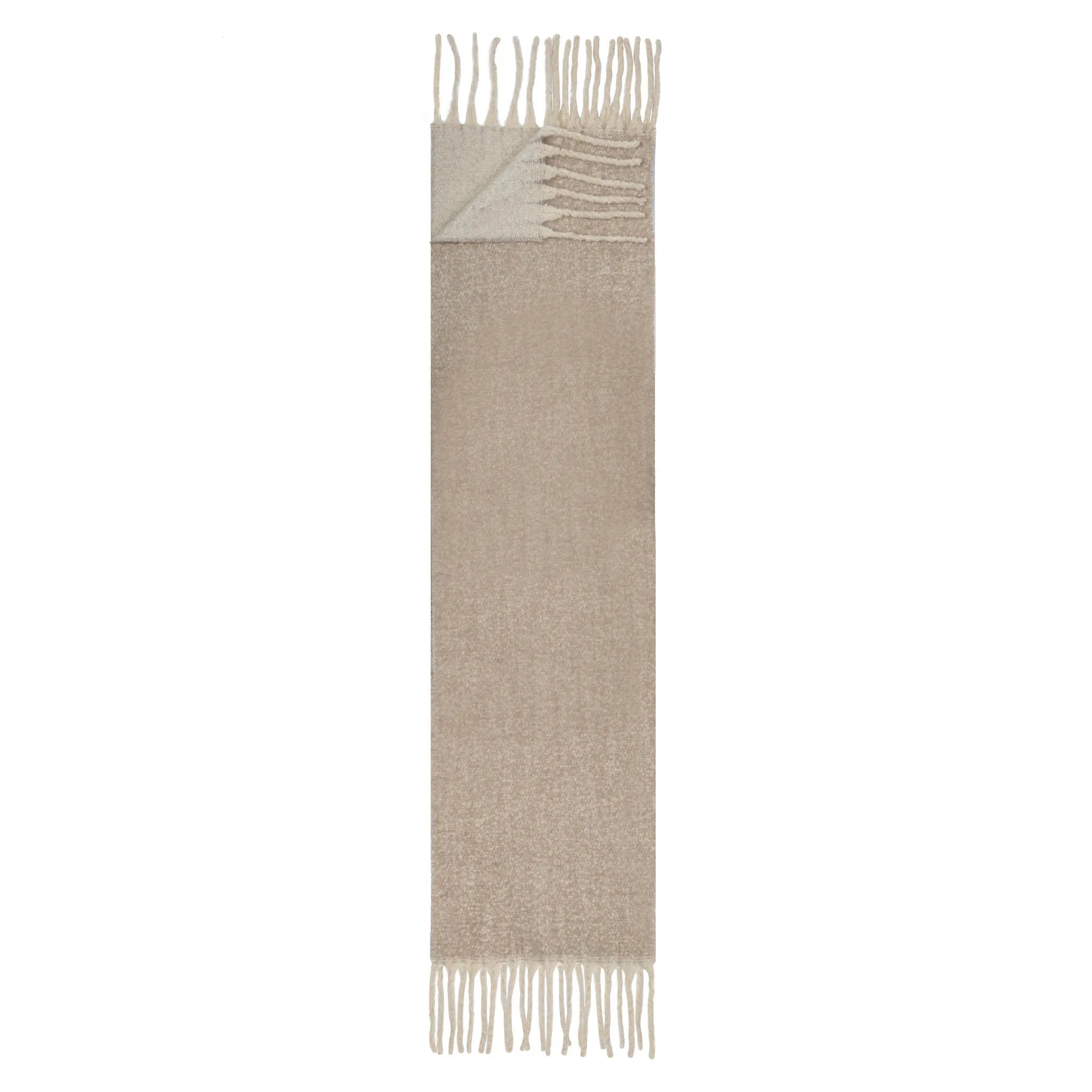 Women's Reversible Two-Tone Blanket Scarf with Tassels sold by Dents Gloves product image thumbnail 4