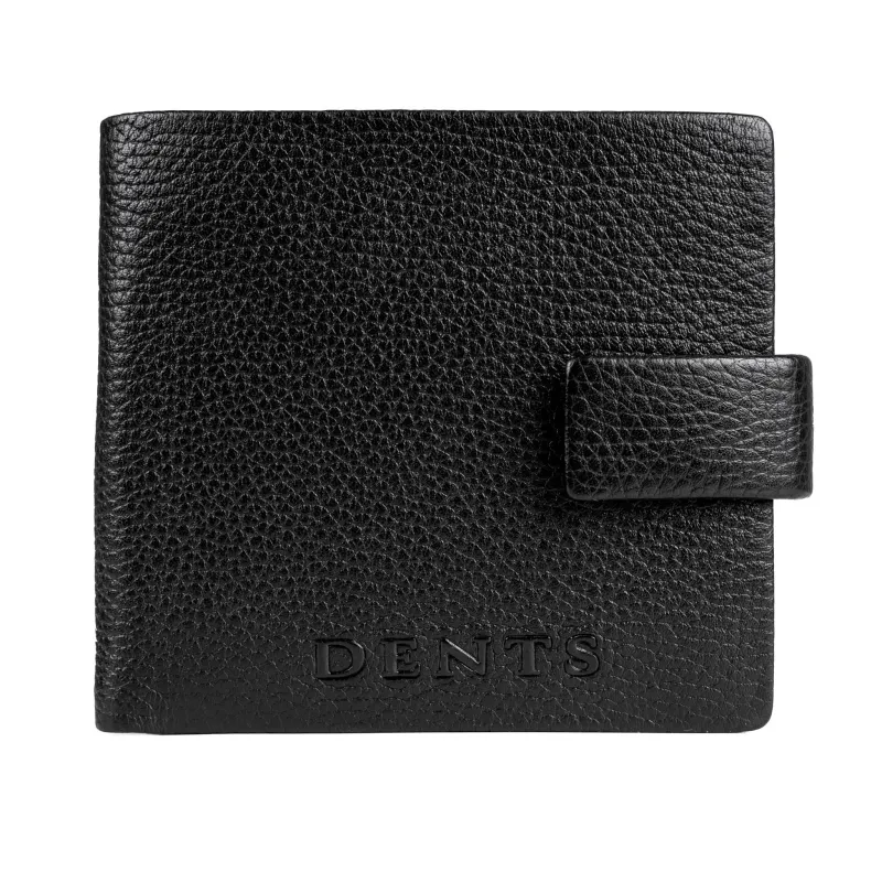 Men’s Pebble Grain Leather Bifold Wallet with RFID Blocking and Coin Purse made by Dents Gloves