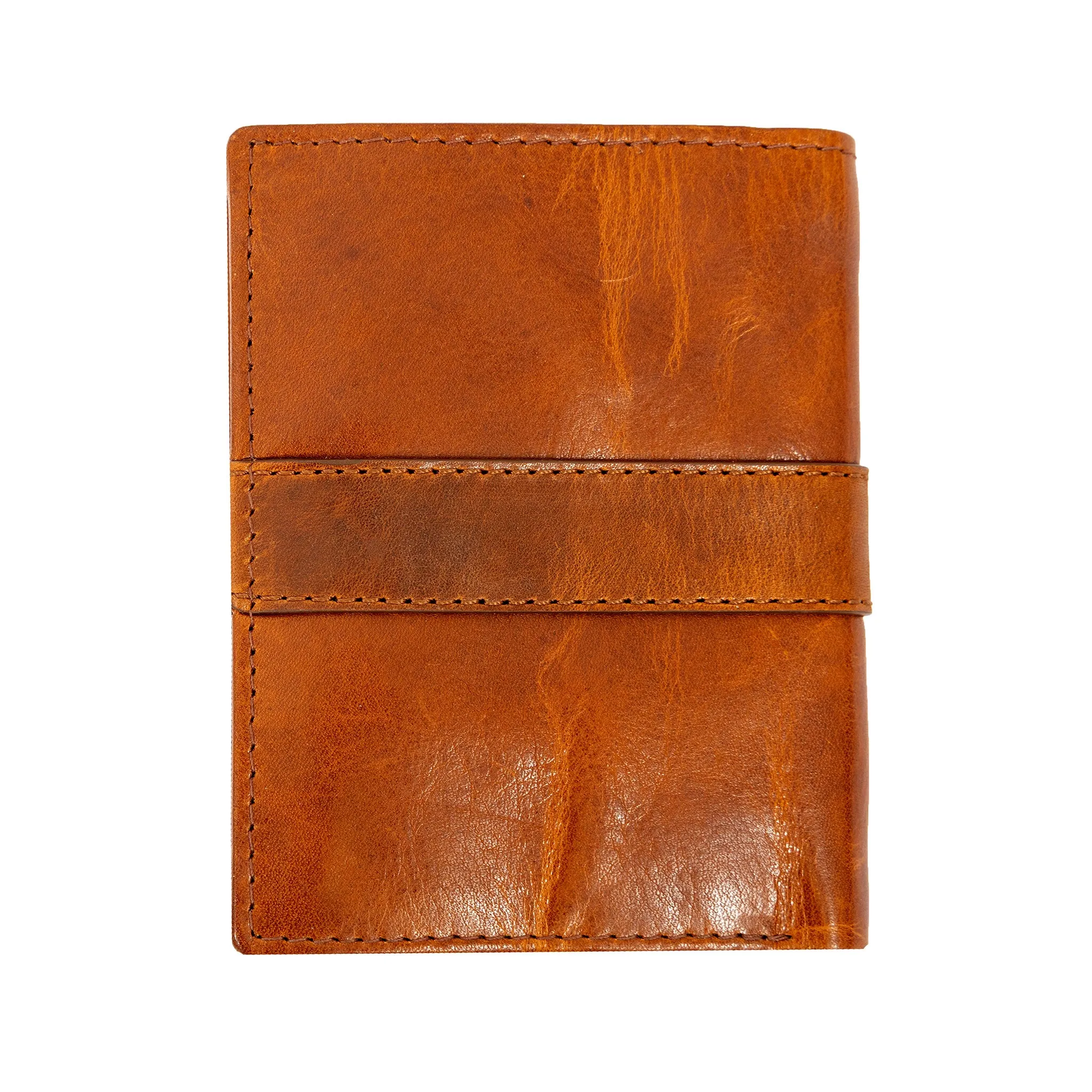 Men’s Distressed Leather Passcase Wallet with RFID Blocking and Window Pocket sold by Dents Gloves product image thumbnail 4