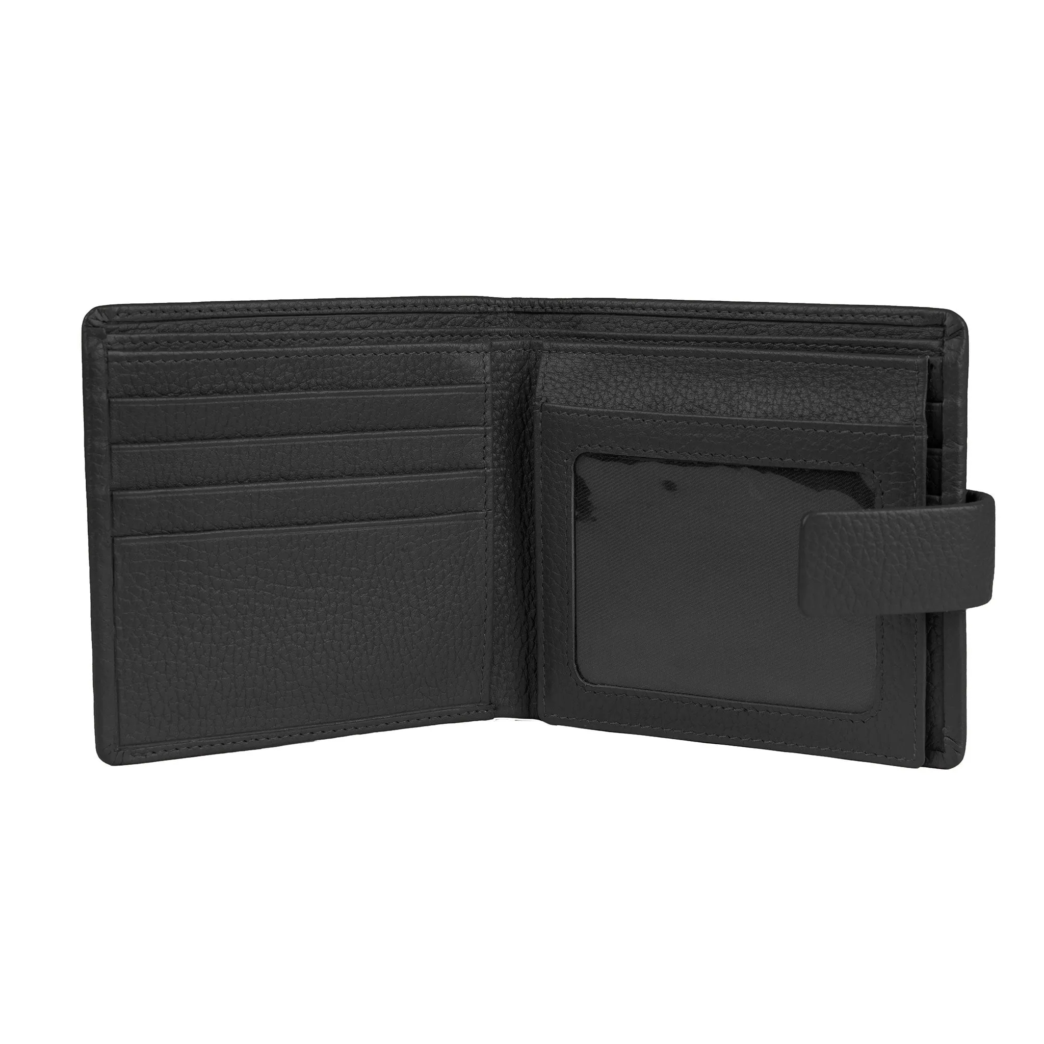 Men’s Pebble Grain Leather Passcase Wallet with RFID Blocking and Flip-up Window sold by Dents Gloves product image thumbnail 2