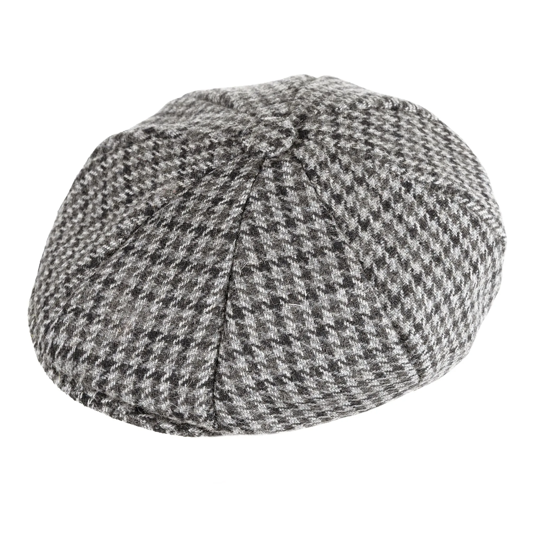 Men’s Dogtooth Tweed Newsboy Cap sold by Dents Gloves