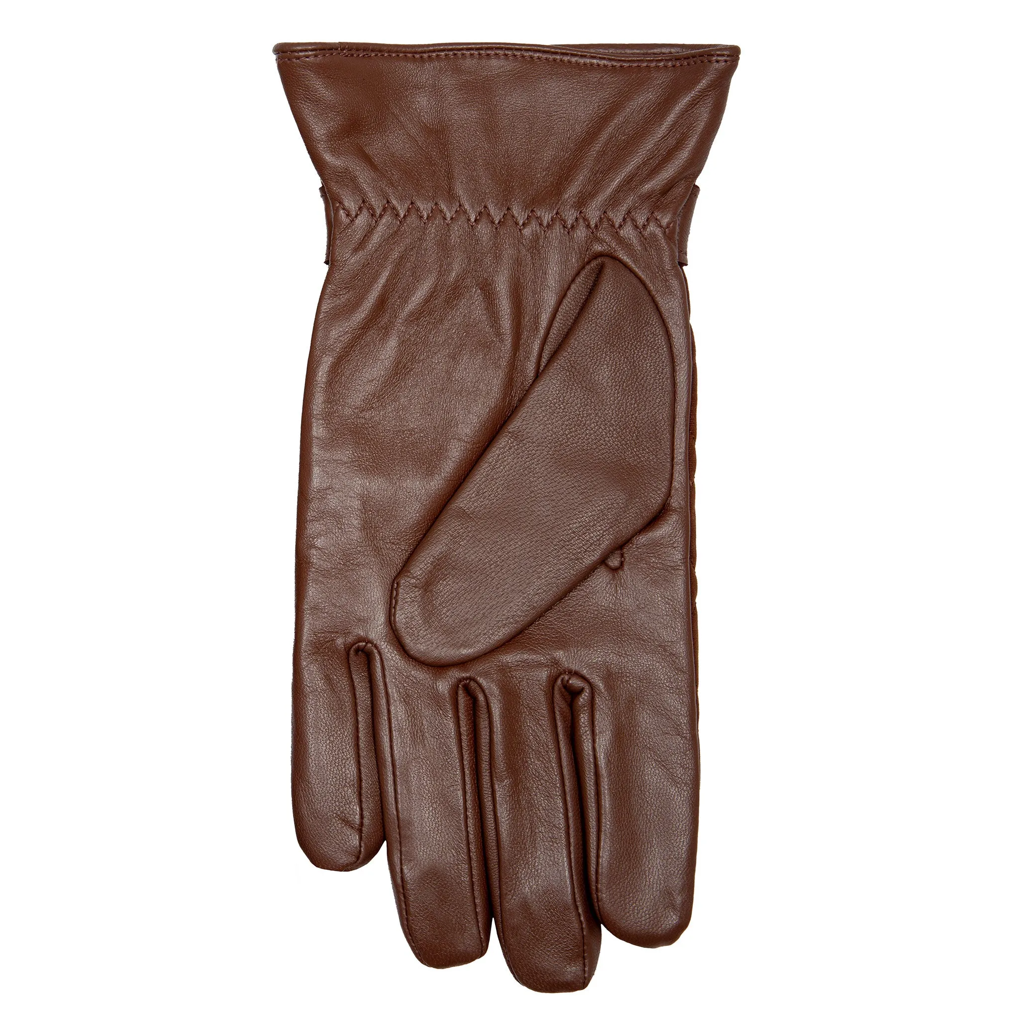 Gants en cuir doublés en polaire pour hommes, résistants à l'eau, avec un rembourrage en coton ciré et écran tactile. sold by Dents Gloves product image thumbnail 5
