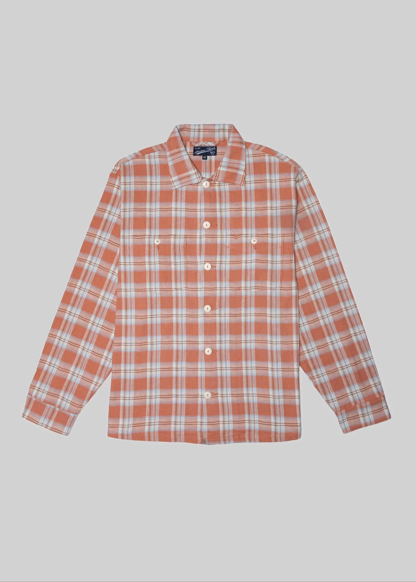 Herringbone Plaid Overshirt sold by American Trench product image thumbnail 3