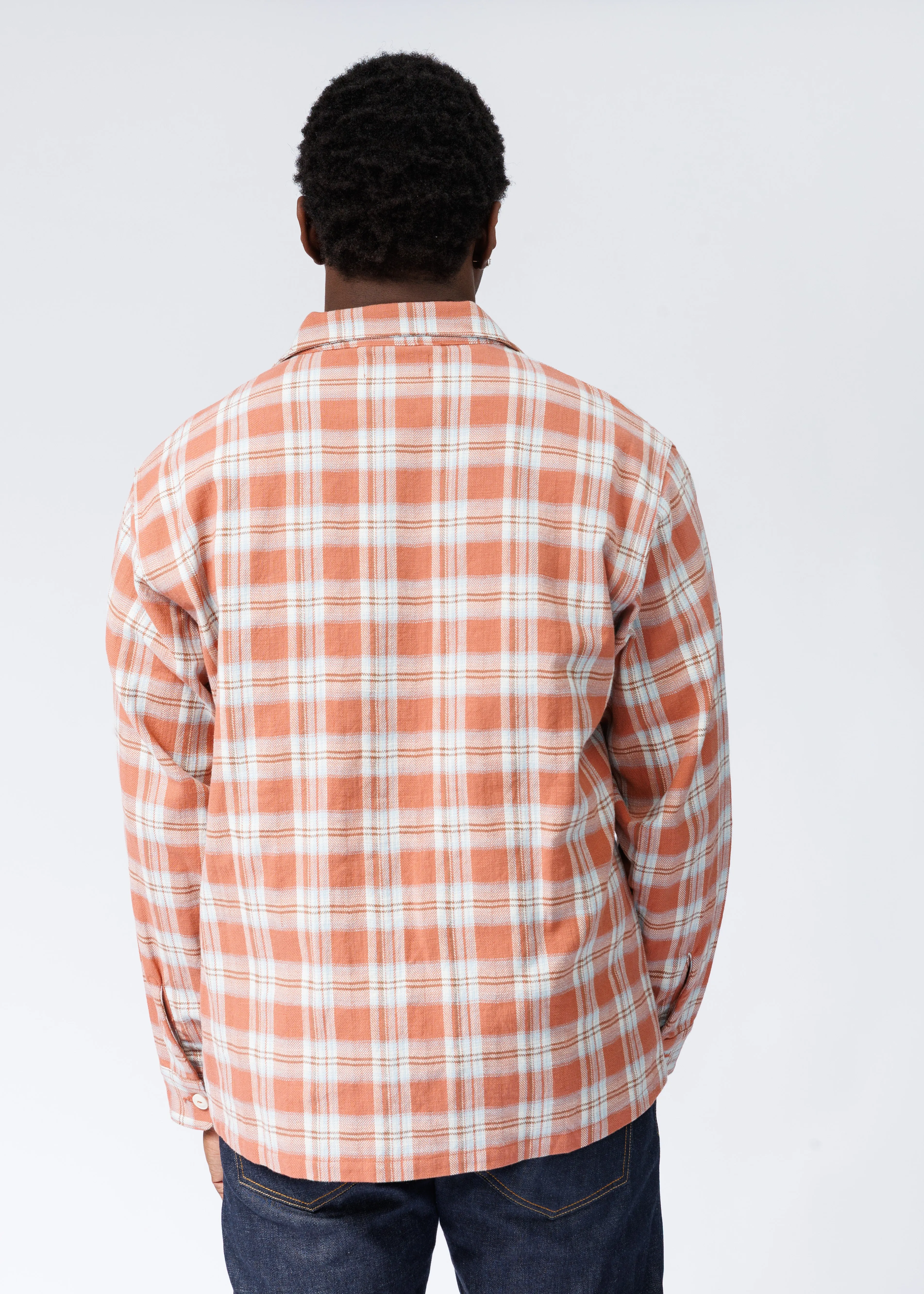 Herringbone Plaid Overshirt sold by American Trench product image thumbnail 5