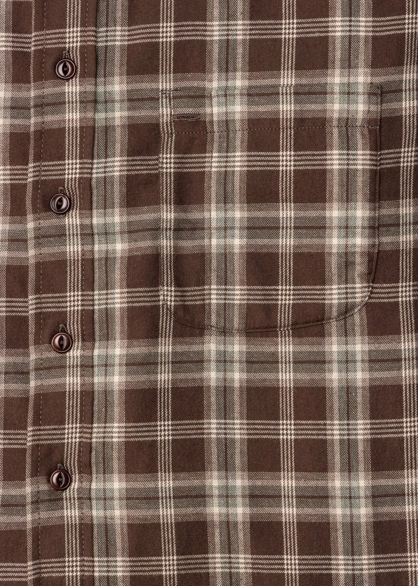 Brushed Plaid Button Down Shirt sold by American Trench product image thumbnail 4