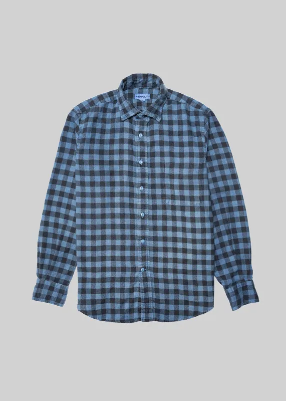 The Indigo-Dyed Carl Yak Shirt sold by American Trench