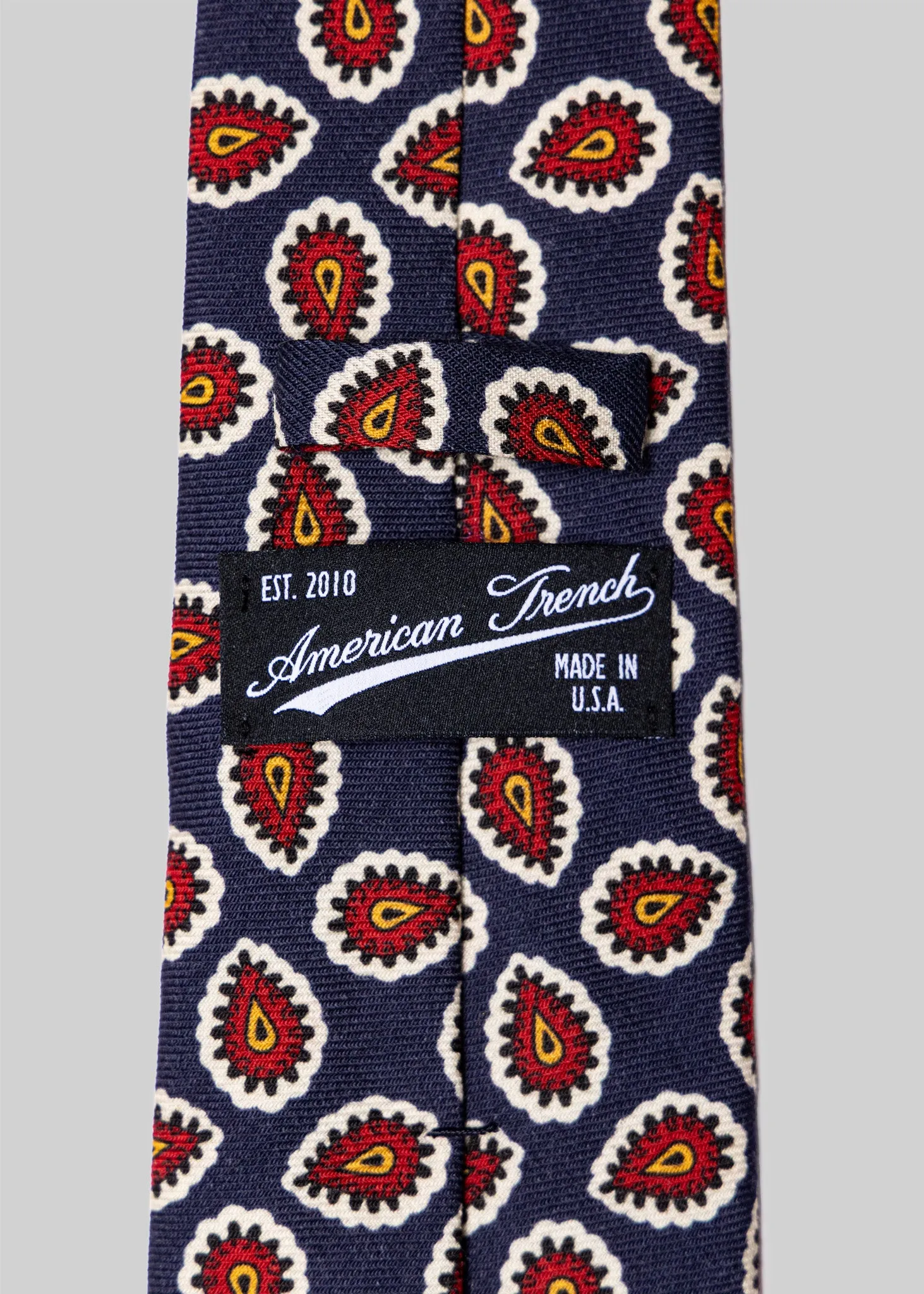 Paisley Blue Tie sold by American Trench product image thumbnail 4