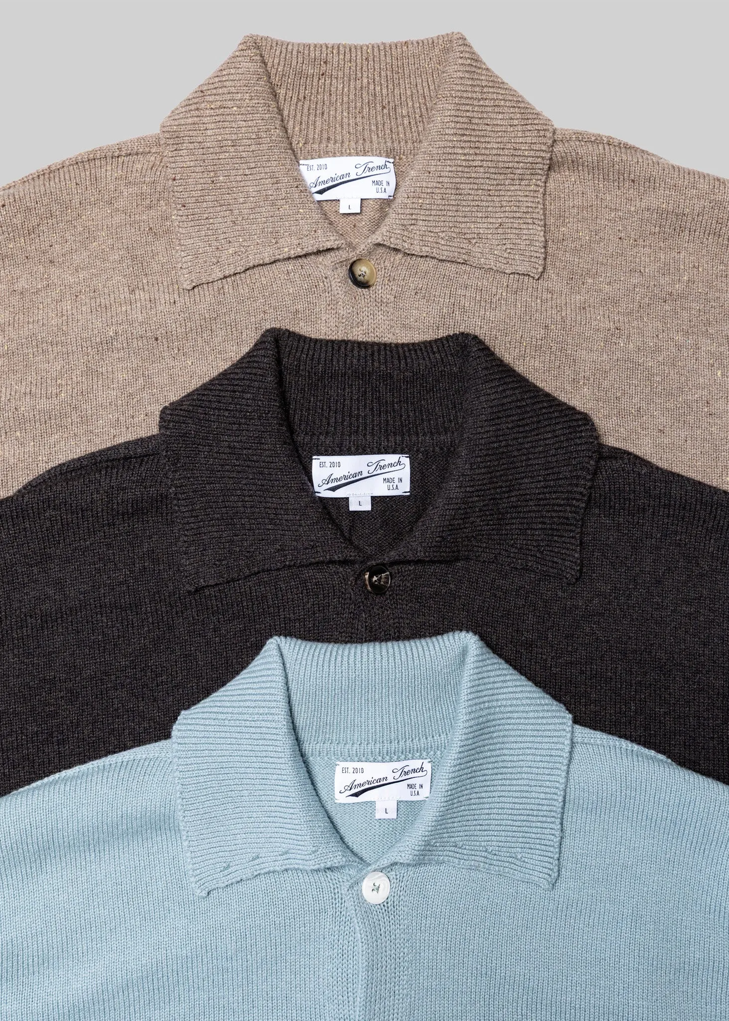 The Supermerino Collared Cardigan sold by American Trench product image thumbnail 3