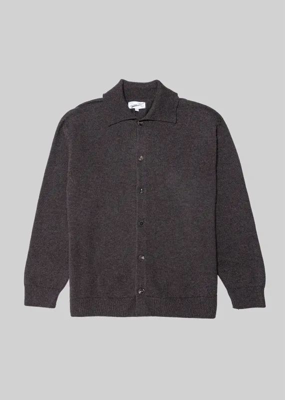 The Supermerino Collared Cardigan sold by American Trench