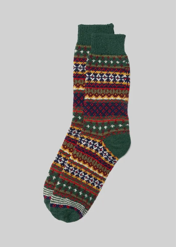Cotton Fair Isle Sock sold by American Trench