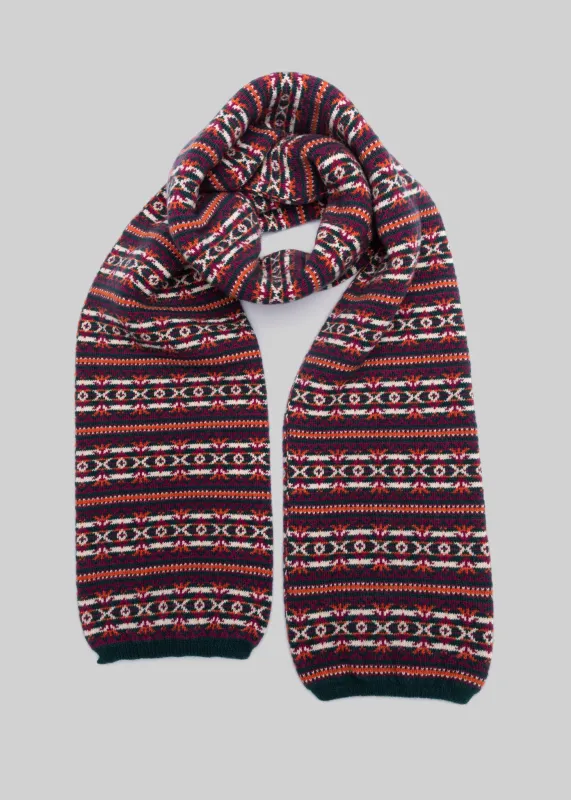 Wool Fair Isle Scarf sold by American Trench